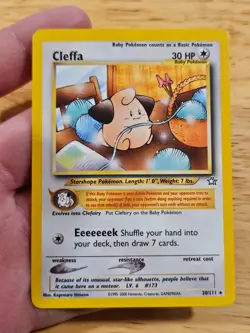 Cleffa Neo Genesis 20/111 Non-Holo Rare Very LP-NM Pokemon TCG WOTC M9290 - Image 3