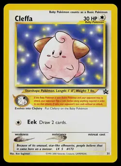 Pokemon Card - Cleffa Wizards Black Star Promos 31 Promo - Image 1