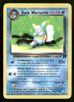 Dark Wartortle - 46/82 - Uncommon - Team Rocket - Pokemon Card - HP - Image 1