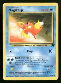 Magikarp - 47/82 - Uncommon - Team Rocket - Pokemon Card - HP - Image 1