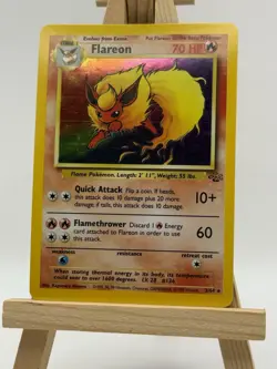 Pokemon Flareon Holo Rare Jungle Unlimited Edition 3/64 - Image 1
