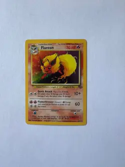 Flareon (3) Unlimited Holo Holo Rare Jungle 03/64 Pokemon - Image 1