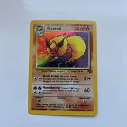 Pokemon Flareon Holo Rare Jungle Unlimited Edition 3/64 - Image 1