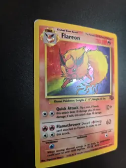 Flareon 3/64 - Jungle Unlimited - Holo Rare - WOTC - Pokemon Card -MP- - Image 2