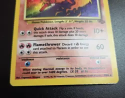 Flareon 3/64 - Jungle Unlimited - Holo Rare - WOTC - Pokemon Card -MP- - Image 4