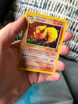 Pokemon TCG Flareon Jungle 3/64 Holo Unlimited Holo Rare - Image 2