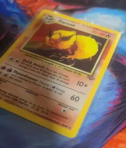 Pokemon TCG Flareon Jungle 3/64 Holo Rare Unlimited 70 HP Wizards of the Coast - Image 2