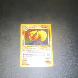 Pokemon TCG Flareon Jungle Holo Rare Unlimited Card 3/64 1999 WOTC Vintage - Image 2