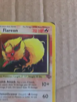 Pokemon TCG Flareon Jungle 3/64 Holo Unlimited Holo Rare - Image 4