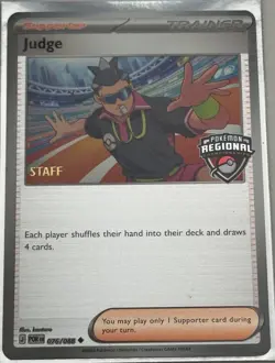 Pokemon STAFF Judge 076/088 Regional Championships Promo Perfect Order 2026 - Image 1