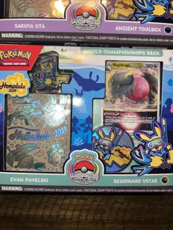 Set Of 2 Pokemon 2024 Honolulu World Championship Deck Box Factory Sealed - Image 2