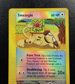 Smeargle 109/147 Reverse Holo Aquapolis 2002 Pokemon TCG HP/DMG - Image 2