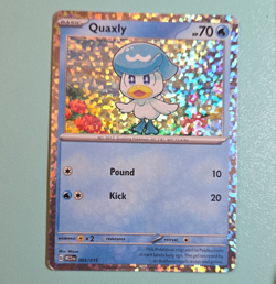 Pokemon TCG Quaxly 003/015 McDonald's 2023 Holo Promo English 70HP - Image 1