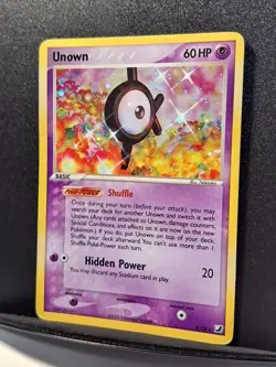 Unown (K) K/28 Unseen Forces Holo Rare - MP Crease - Pokemon TCG - Image 2