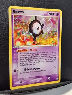 Unown (K) K/28 Unseen Forces Holo Rare - MP Crease - Pokemon TCG - Image 3