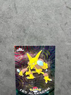 Alakazam #65 - Topps Chrome Spectra Holo TV Animation Edition - Vintage Pokemon - Image 2
