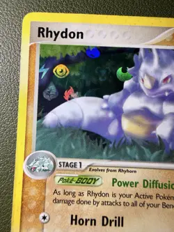 The Pokemon Company Rhydon 46/101 EX Hidden Legends 2004 Holo Rare Stage 1 90 HP - Image 2