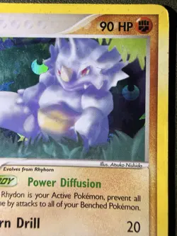 The Pokemon Company Rhydon 46/101 EX Hidden Legends 2004 Holo Rare Stage 1 90 HP - Image 3