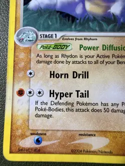 The Pokemon Company Rhydon 46/101 EX Hidden Legends 2004 Holo Rare Stage 1 90 HP - Image 5