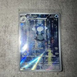 Pokemon Poliwhirl 176/165 Scarlet & Violet 151 Illustration Rare Full Art Holo - Image 1