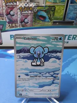 Cubchoo 109/086 Illustration Rare (IR) - Pokemon TCG Black Bolt - NM - Image 1