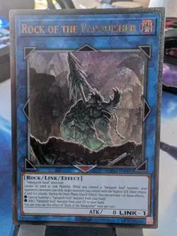 YuGiOh! Rock of the Vanquisher OP24-EN002 Ultimate Rare - Image 1