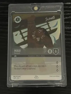 MAUI Disney 100 Lorcana Rise Of The Floodborn DEMIGOD Promo 23/P1 - Image 1