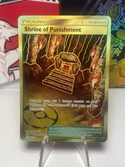 Pokemon Shrine of Punishment SV90/SV94 Hidden Fates Gold NM/M - Image 1