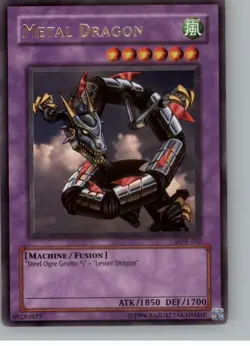 Metal Dragon (LOB-102, Rare) Legend of Blue Eyes White Dragon - Image 1