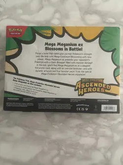 Pokemon TCG Mega Evolution Ascended Heroes Mega Meganium Ex Box Sealed New - Image 2