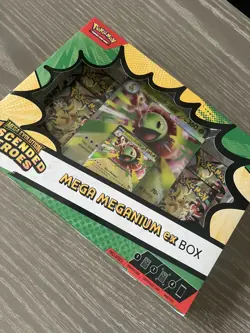 Pokemon TCG Mega Evolution Ascended Heroes Mega Meganium Ex Box Sealed New - Image 3