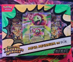 Mega Meganium Ex Box Mega Evolution Ascended Heroes Pokemon TCG New Sealed - Image 1