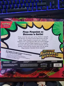 Mega Meganium Ex Box Mega Evolution Ascended Heroes Pokemon TCG New Sealed - Image 4
