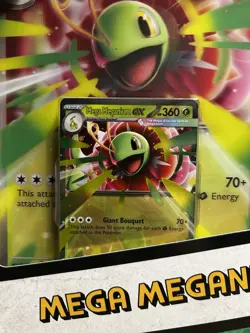 Pokemon TCG - Mega Evolution Ascended Heroes Meganium Mega EX Box New and Sealed - Image 3
