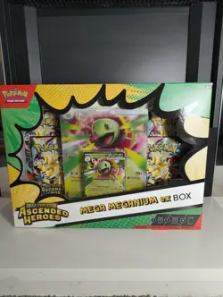 Pokemon TCG Mega Evolution Ascended Heroes Mega Meganium Ex Box Sealed New - Image 1