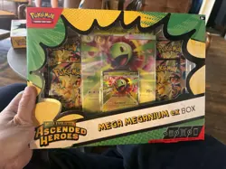 Pokemon Mega Evolution Ascended Heroes - Mega Meganium ex Box - Sealed TCG - Image 1