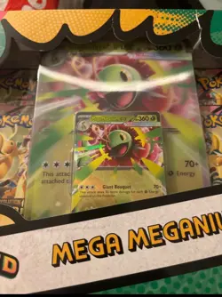 Pokemon TCG - Mega Evolution Ascended Heroes Meganium Mega EX Box New and Sealed - Image 1