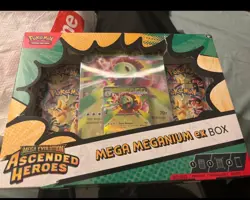 Pokemon TCG - Mega Evolution Ascended Heroes Meganium Mega EX Box New and Sealed - Image 3