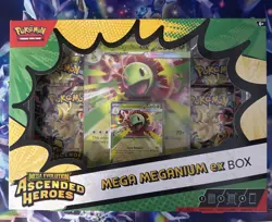 Pokemon Mega Evolution Ascended Heroes - Mega Meganium ex Box - Sealed TCG - Image 1