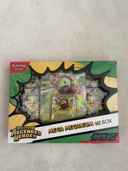 Pokemon TCG - Mega Evolution Ascended Heroes Meganium Mega EX Box New and Sealed - Image 3