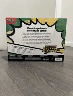 Pokemon TCG - Mega Evolution Ascended Heroes Meganium Mega EX Box New and Sealed - Image 2