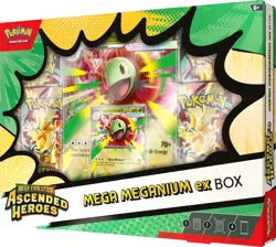 Pokemon TCG: Mega Evolution Ascended Heroes Mega Meganium EX Box - Sealed/InHand - Image 1