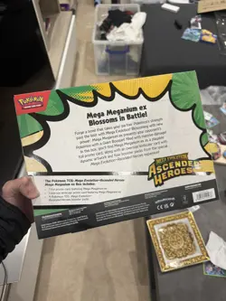 Pokemon Mega Evolution Ascended Heroes - Mega Meganium ex Box - Sealed TCG - Image 2