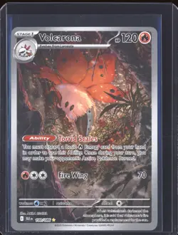 Volcarona 2025 Pokemon Black Bolt BLK 100/086 Illustration Rare - Image 1