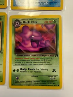 Pokemon WOTC Vintage 6 Card Lot Magby Muk Dark Muk Marill Parasect Machoke - Image 5
