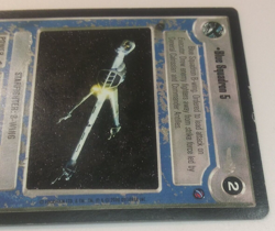 Star Wars CCG Blue Squadron 5 MP Decipher 2000 Card - Image 4