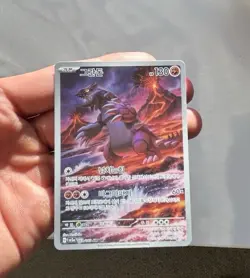 Pokemon TCG Sv3a: Raging Surf Groudon Holo Card Korean Art Rare 069/062 Mint - Image 1