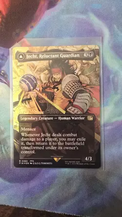 Jecht, Reluctant Guardian (Borderless) Final Fantasy Foil - Image 1