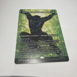 MTG Black Panther, Wakandan King 87 (Borderless) Marvel MAR NM - Image 1
