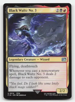 Black Waltz No. 3 214 Uncommon FINAL FANTASY Magic: The Gathering Near Mint - Image 1